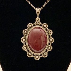 Silver Plated Queen Necklace